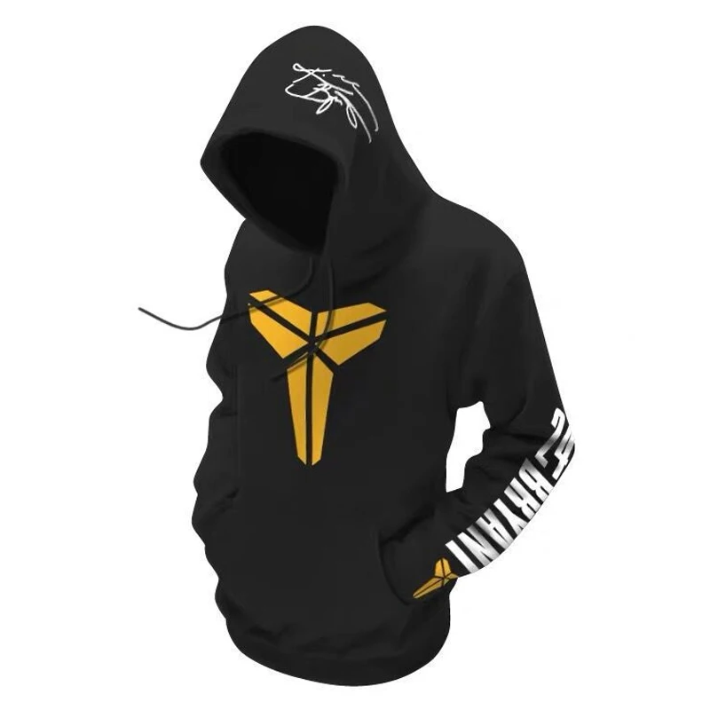 

Spring Autumn Thin Style Fleece Hoodies For Men Fashion Long Sleeve Big Pocket Print Loose Hooded Sweatshirt Outdoor Casual Tops