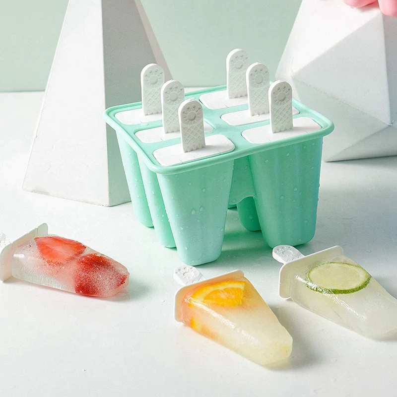 Popsicle Molds 6 Pieces Silicone Ice Bpa Free Mold Reusable Easy Release Maker | Дом и сад