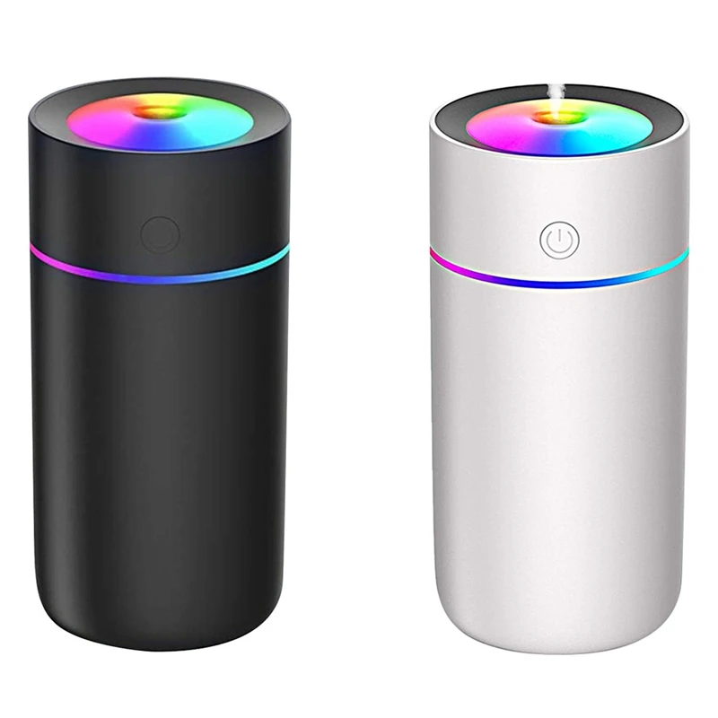 

Мини-увлажнитель с USB, 320 мл, регулируемый режим противотумансветильник, подходит для спальни, офиса, автомобиля