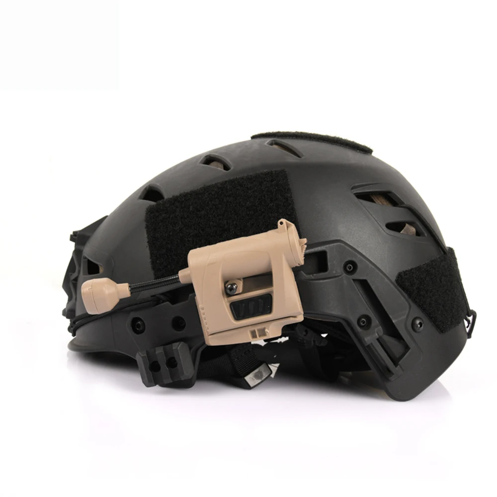 Murah WADSN Airsoft Taktis Militer Lampu Helm Biaya Mpls 4-Mode IR Putih Hijau Merah LED Outdoor Helm Sinyal Kelangsungan Hidup Senter
