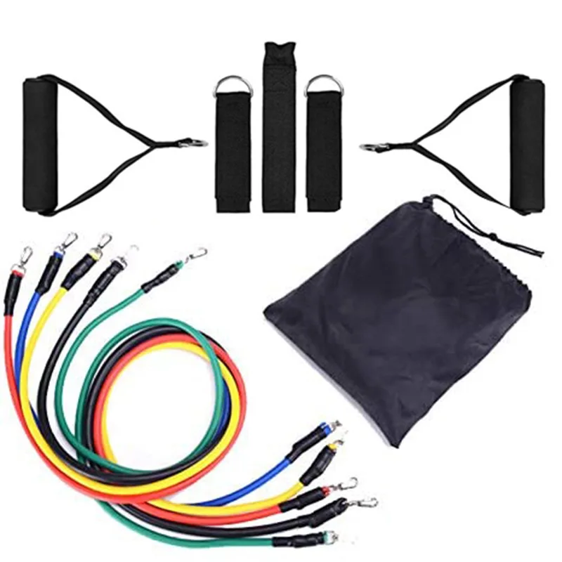 

New Tension Device Muscle Training Elastic Resistance Tension Rope Suit Exercise Rubber Tubes Band Indoor Fitness Equipment