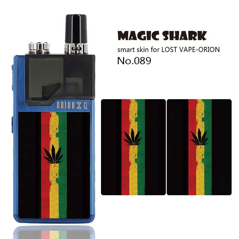 Волшебная Акула, новинка, Leaf Sun Wukong Dragon Ball, флаг США, звездное небо, чехол, Vape, наклейка, задняя пленка, Pod, кожа для потери, Vape Orion - Цвет: 089