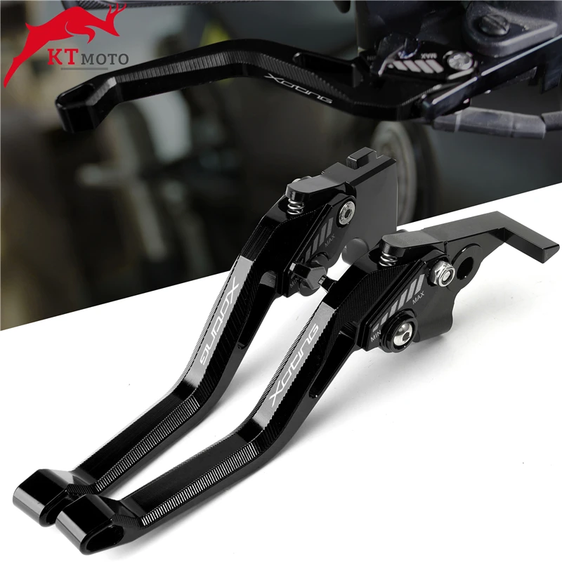 For Kymco Xciting 250 300 400 400i 500 S400 S400i 250r CNC Aluminum New Adjustable 3D Rhombus Motorcycle Brake Clutch Levers