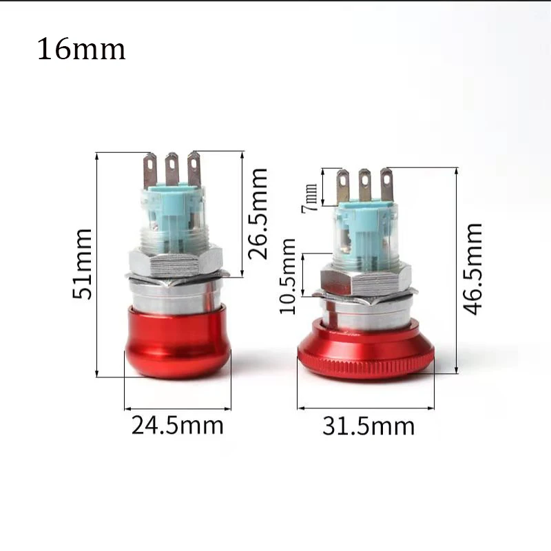 Водонепроницаемая металлическая защелка 1 упаковка 16 мм 19 22 | Обустройство дома