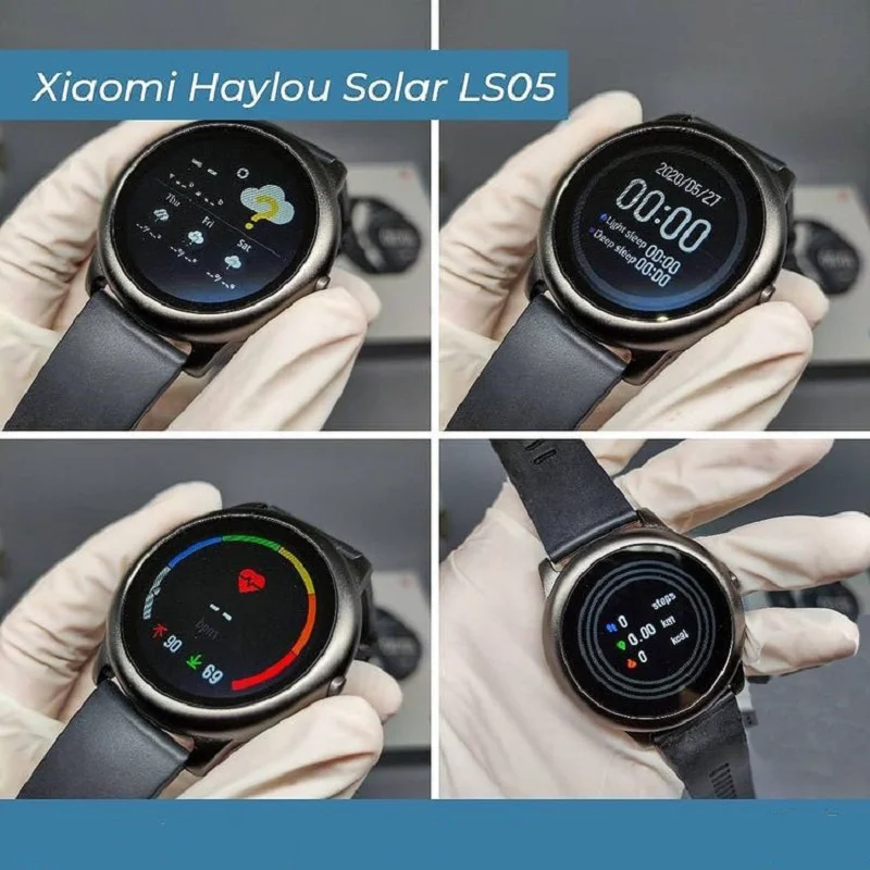 

Xiaomi Haylou Solar LS05 Smartwatch Monitor Physical Activities Heart Sleep With 12 Sport Modes Sport Wristband Spinish English