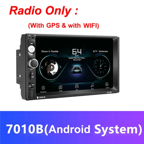 Android Radio Only Podofo Авторадио 2 din автомагнитола 7010b Wince Android мультимедийный плеер gps авто стерео Bluetooth wifi USB Suppport камера заднего вида - Цвет: Android Radio Only