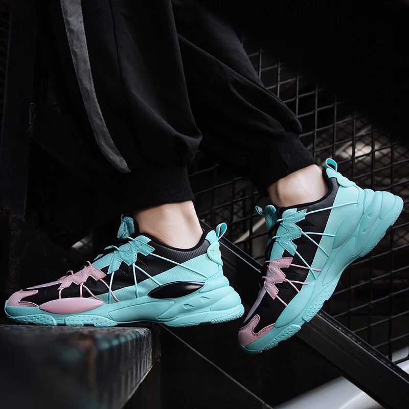 VESONAL 2020 весенние удобные хип-хоп кроссовки мужская обувь Повседневная дышащая