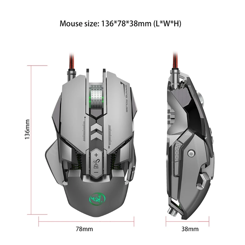 

Gaming Mouse USB Computer Parts Electronic Sports Game Mice Ergonmic Design Suitable for students Friends Playing Games