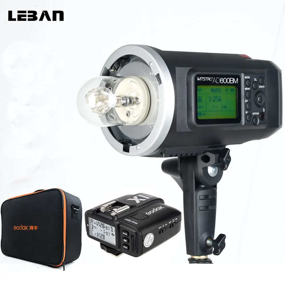 Godox AD600BM Bowens крепление 600Ws GN87 Высокоскоростная синхронизация наружная вспышка стробоскоп светильник с X1T-N беспроводной триггер для Nikon
