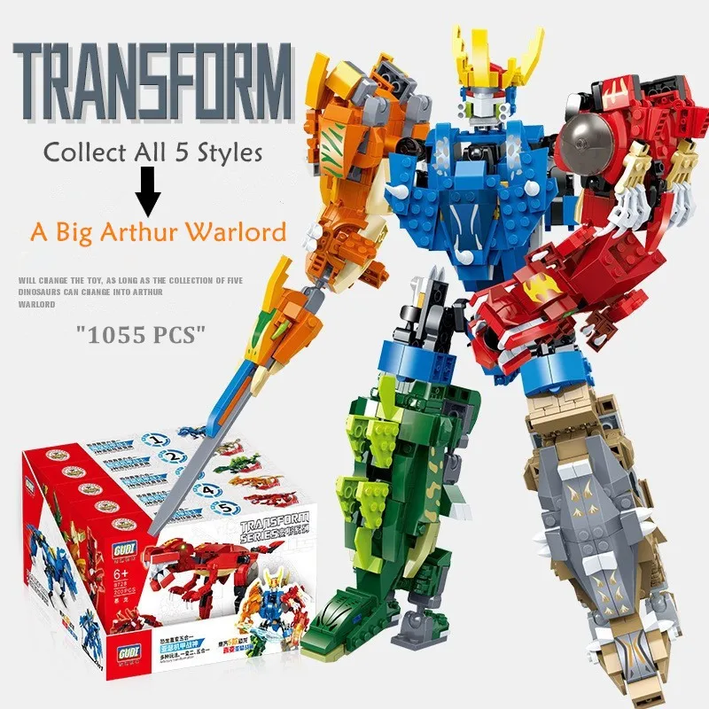 Детский конструктор-трансформер сделай сам креативный сборный