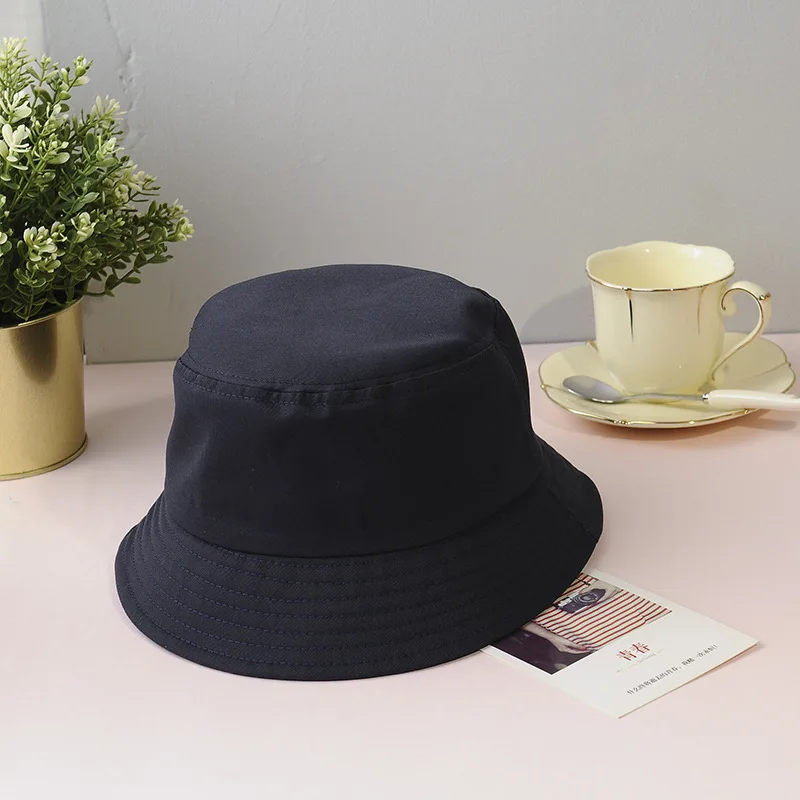 

2020 New Unisex Pattern Bucket Hat Beach Sun Hat Street Headwear Fisherman Outdoor Cap Men and Woman Hat Solid Outdoors Travel