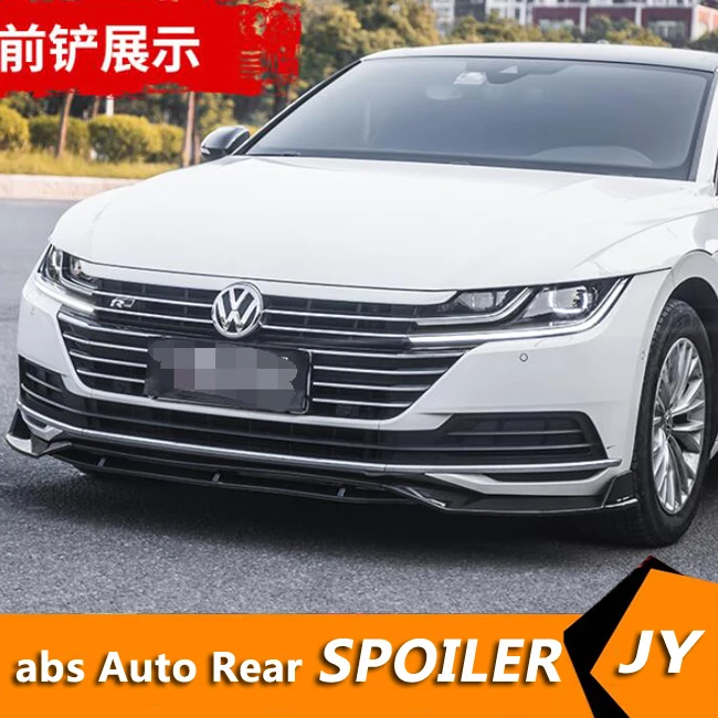 

Для CC ABS задний бампер диффузор протектор для 2019 Volkswagen CC Комплект кузова бампер задний передний Лопата задний спойлер