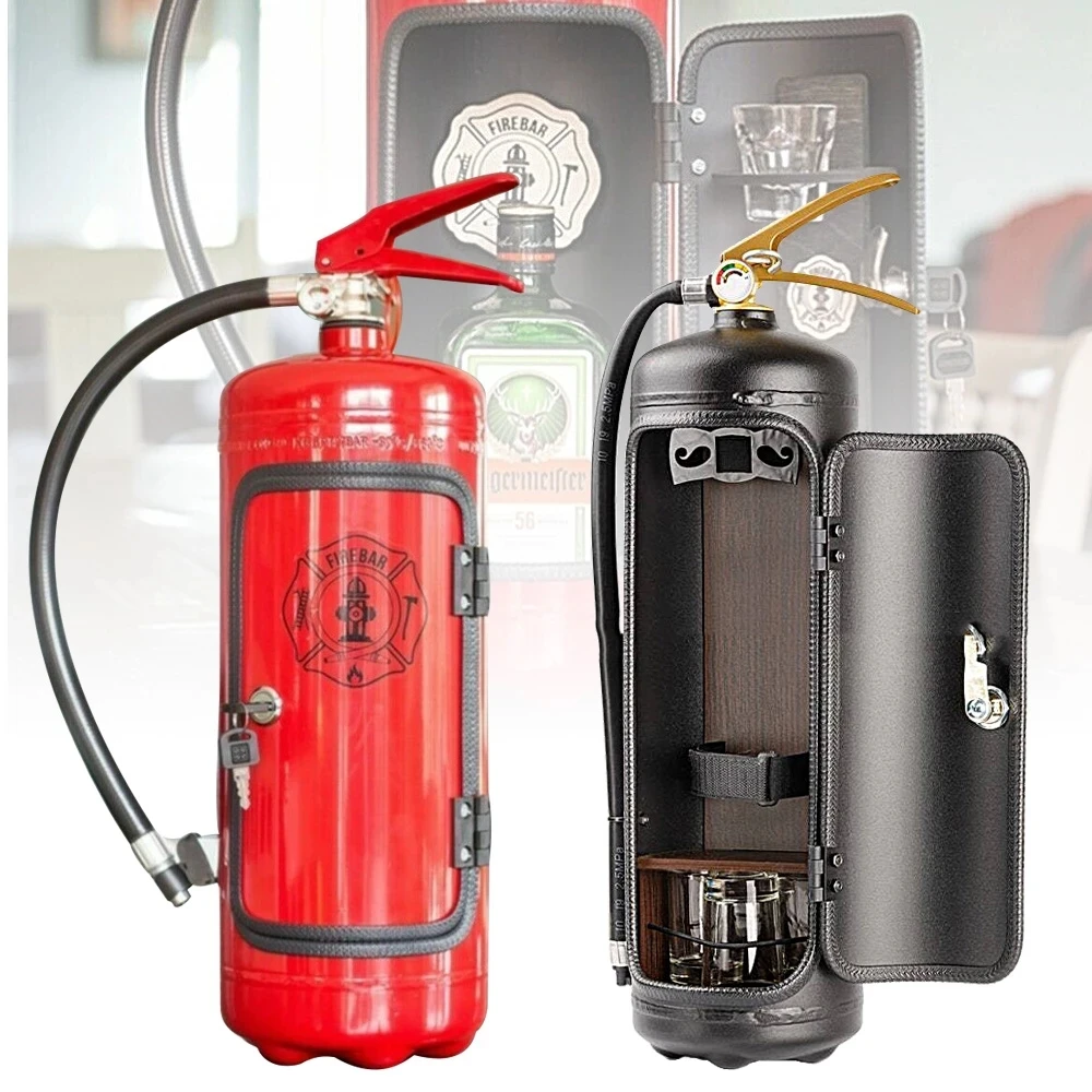 

Огнетушитель, мини-бар, новинка, коробка для хранения вина, креативная система хранения вина, индивидуальный мужской подарок, рождественски...