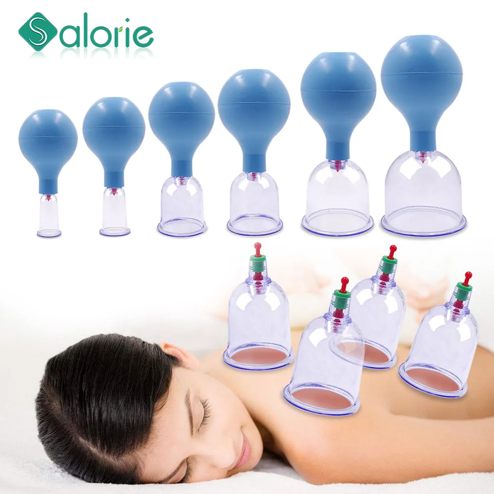 

For Back Neck Vacuum Cupping Cans Chinese Suction Family Body Massage tool Helper Rheumatism Therapy Pain Relief Health Care