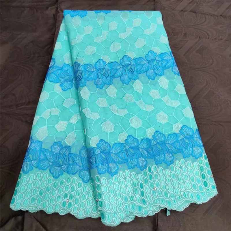 

Cassiel African Dry Lace Fabric High Quality For women Cotton Lace voile Lace Fabric With Stones Swiss Voile Lace In Switzerland