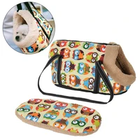 small dogs and cats pet sling warm fleece pet go out messenger bag puppies dog bag outdoor travel sling chihuahua dogs and cats