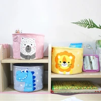 desktop storage basket cartoon sundries underwear toy storage box cosmetic book organizer stationery container laundry basket