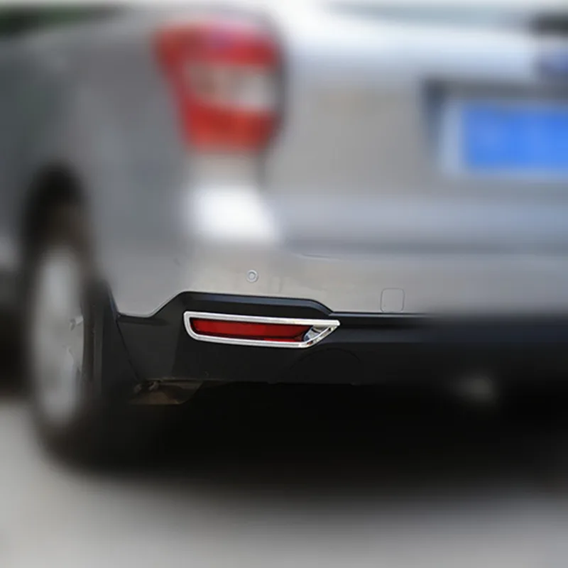 2 шт. хромированные яркие серебряные накладки на задние противотуманные фары для