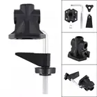 Металлический кронштейн зажим светодиодный светильник аксессуары DIY крепится металлический винт Камера фитинги подставка держатель зажим для микрофона настольная лампа туфли из джинсовой ткани на плоской W6Z3