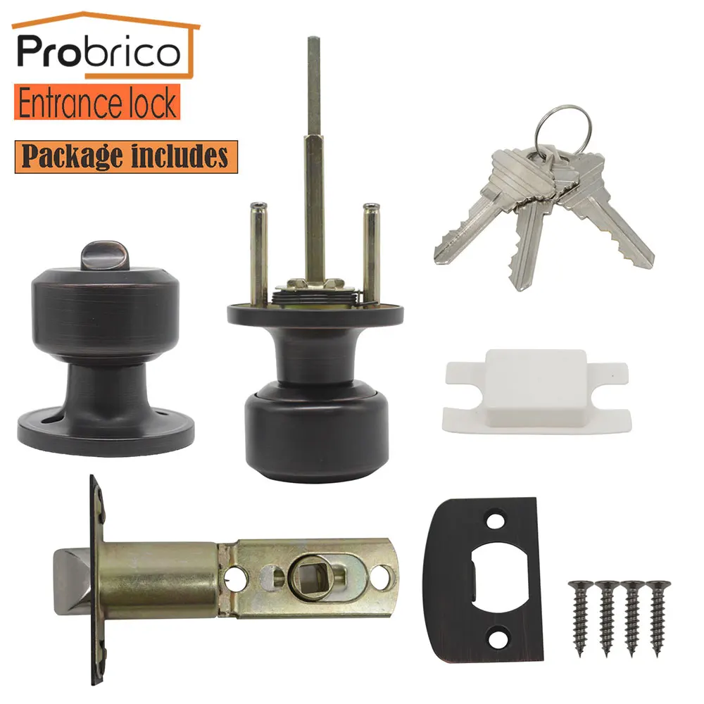 Комплект ручек дверного замка Probrico ручки с поворотом для передней и задней