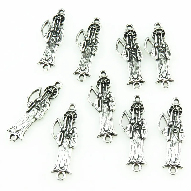 Винтажные подвески из сплава в виде черепа смерти крыльев Ангела соединитель для
