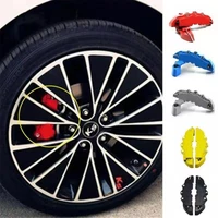 new 4pcs 3d disc brake caliper cover universal style disc front and rear kit with logo car for bmw audi benz honda toyota