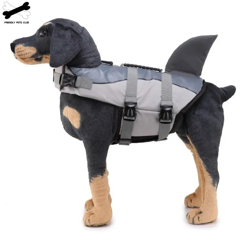 

Swimming Dog Vest Life Jacket Pet Dog Clothes Shark Mermaid Foldable Safe Vest For Dogs Cat Large Medium Swimsuit