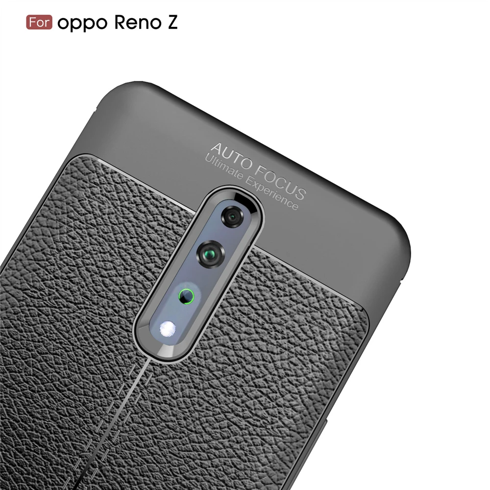 Для Oppo Reno Z личи зерна амортизирующие противоскользящие ультра тонкий бампер