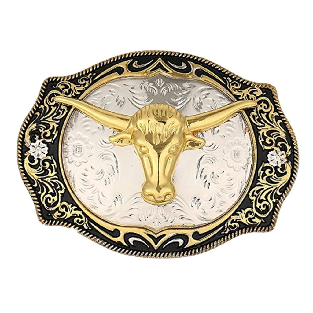 Men Classic Belt Buckle Western Cowboy Cowgirl Engraved Jean Belt от AliExpress WW