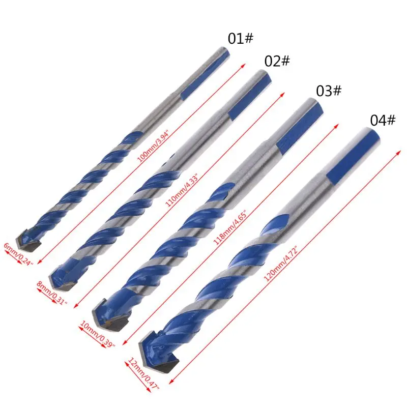 

S19Z Multi Purpose Construction Drill Bit Hole Opener For Drilling Masonry Tile Wood Metal