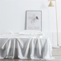 sisisilk luxury white 100 silk bedding set beauty sleep quilt cover set double quuen king flat sheet pillowcase for women
