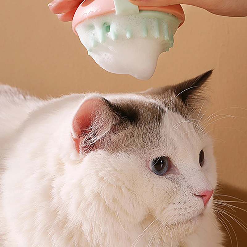 Самоочищающаяся щетка для нарезки собак и кошек спутанные волосы массаж