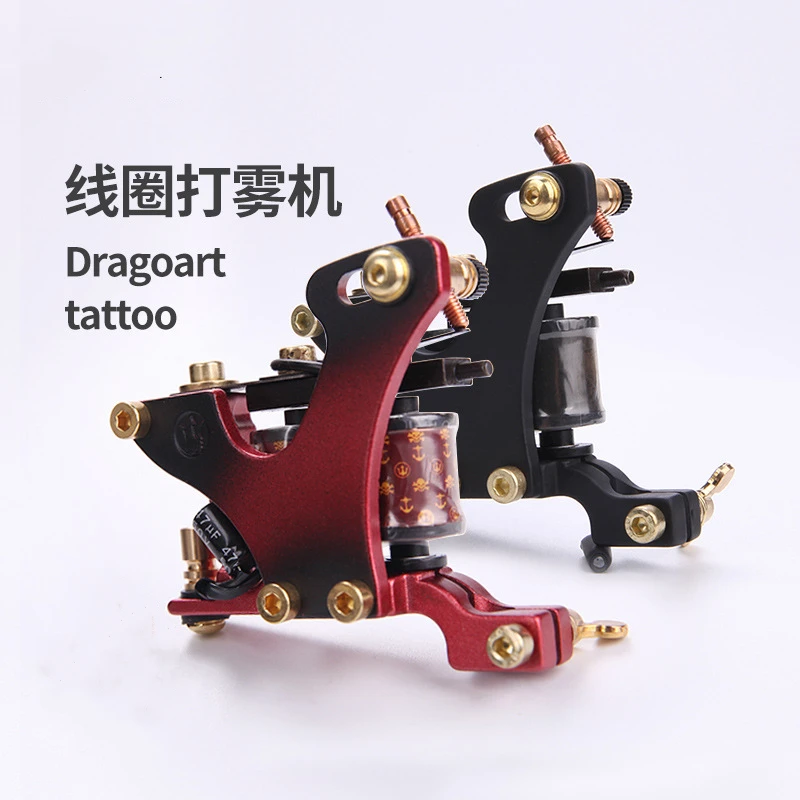 

Tattoo Supplies Coil Tattoo Machine Alloy Material Fogging Tattoo Machine Red And Black Tattoo Coil Machine