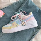 Женские кроссовки для скейтборда, на плоской подошве