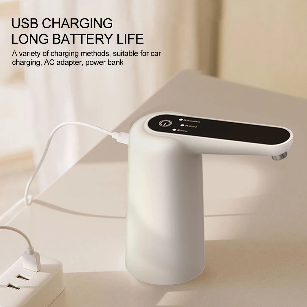 Насос для бутылки с водой Usb-зарядкой автоматический насос питьевой воды