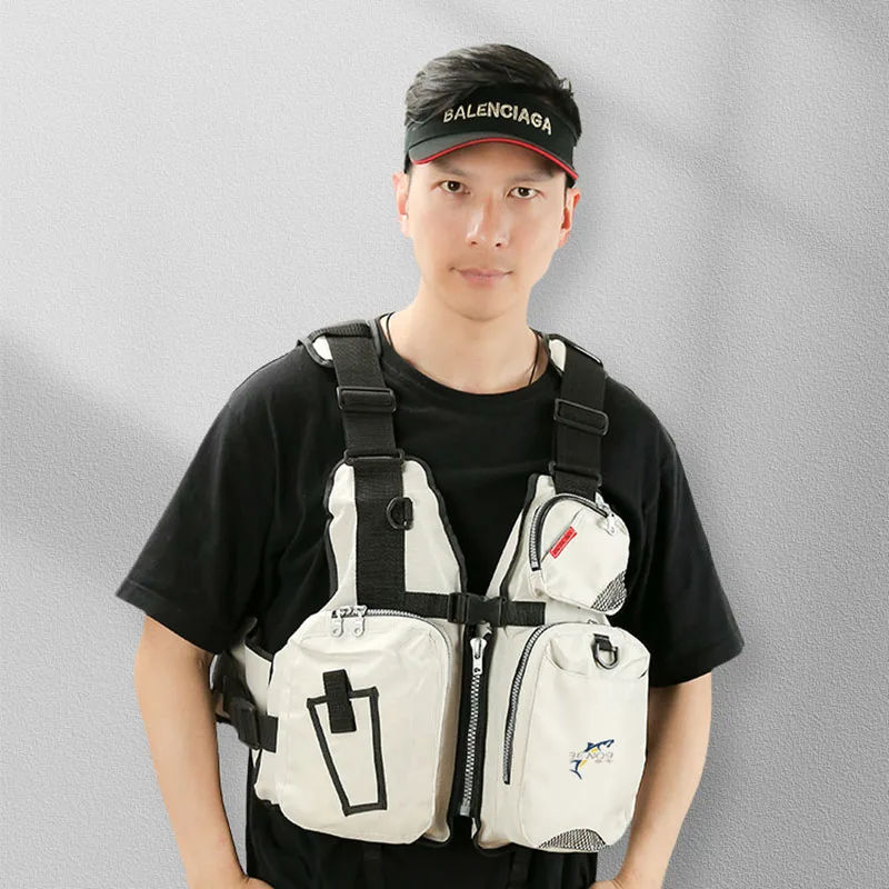 

Плавательный каяк, спасательный жилет, рыбалка, многофункциональное портативное безопасное подводное плавание, фотоспасательный жилет дл...