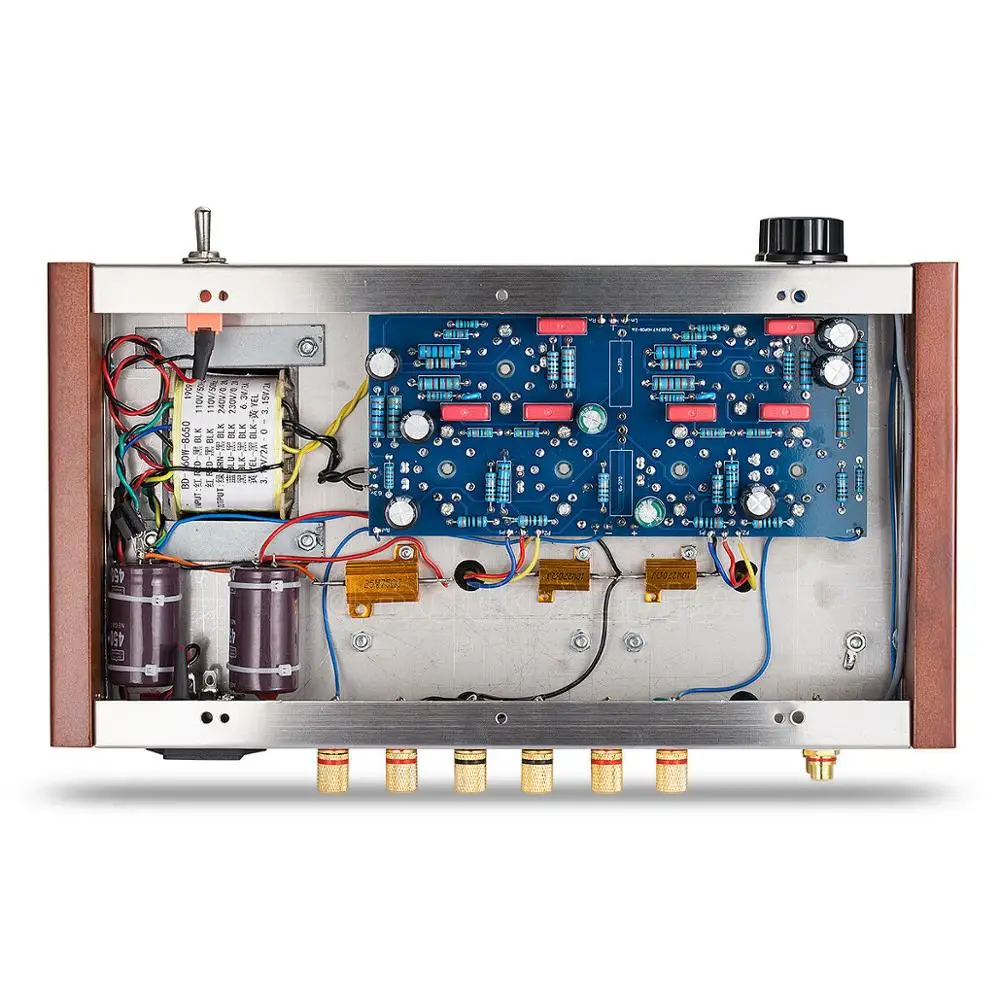 Усилитель звука Douk HiFi Class AB 6P1 стерео аудио усилитель 12 Вт + Вт|Усилители мощности| |