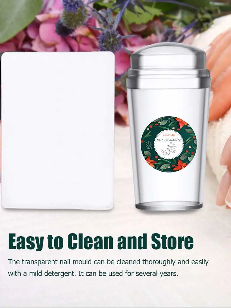 

Искусство ногтей, искусство, штамп, прозрачный с уплотнением, прозрачная ручка, искусственная головка, силиконовая замечательная печать