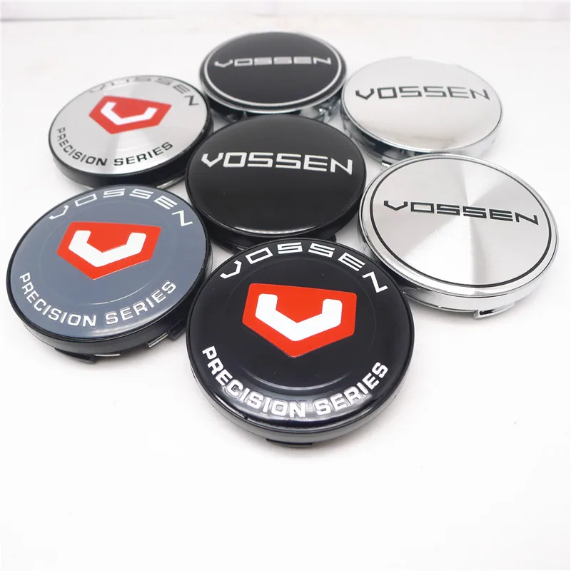 

4pcs 59mm For VOSSEN Car Wheel Center Hub Cap Cover 56mm Emblem Badge Stickers Auto Styling