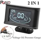 Универсальный автомобильный измеритель давления масла 9-36 в с ЖК-дисплеем