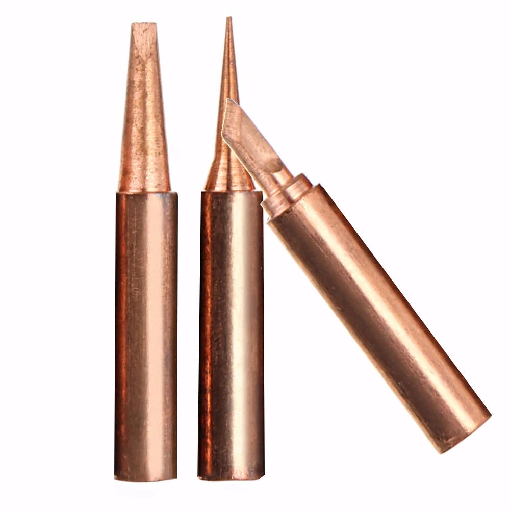 

6pcs/Lot Solder Iron Tip Lead-Free 900M-T Lead-Free Solder Iron Welding Tips Rework Station Soldering Tool Kit