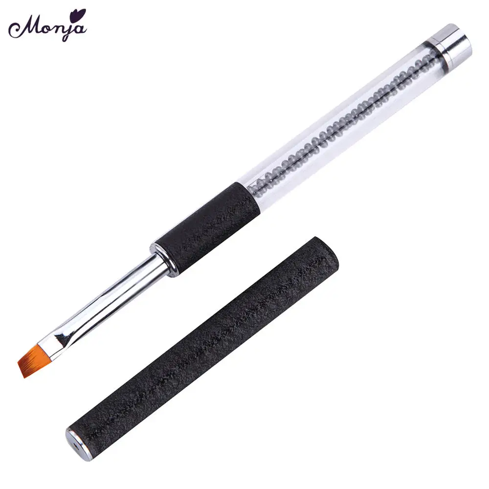 Дизайн ногтей ручка с кисточкой стразы алмазными металлическими акриловая