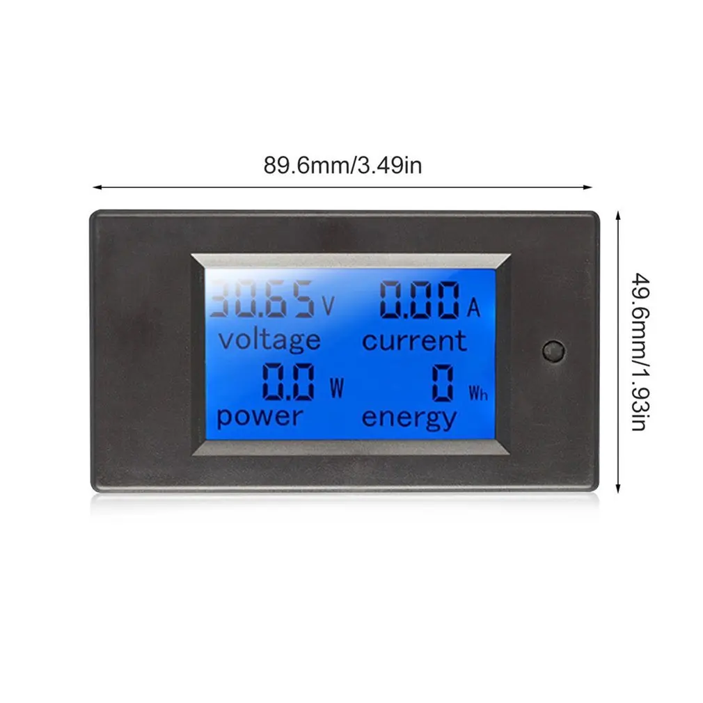 

Digital Power Energy Meter DC Voltmeter Ammeter Wattmeter Khw Power Monitor With Shunt Voltage Current Tester Battery Tester