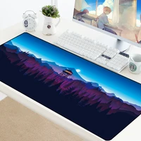 90x40cm deep forest firewatch mousepad gaming mouse pad xxl computer large xl rubber desk keyboard gamer mat for pc accessories