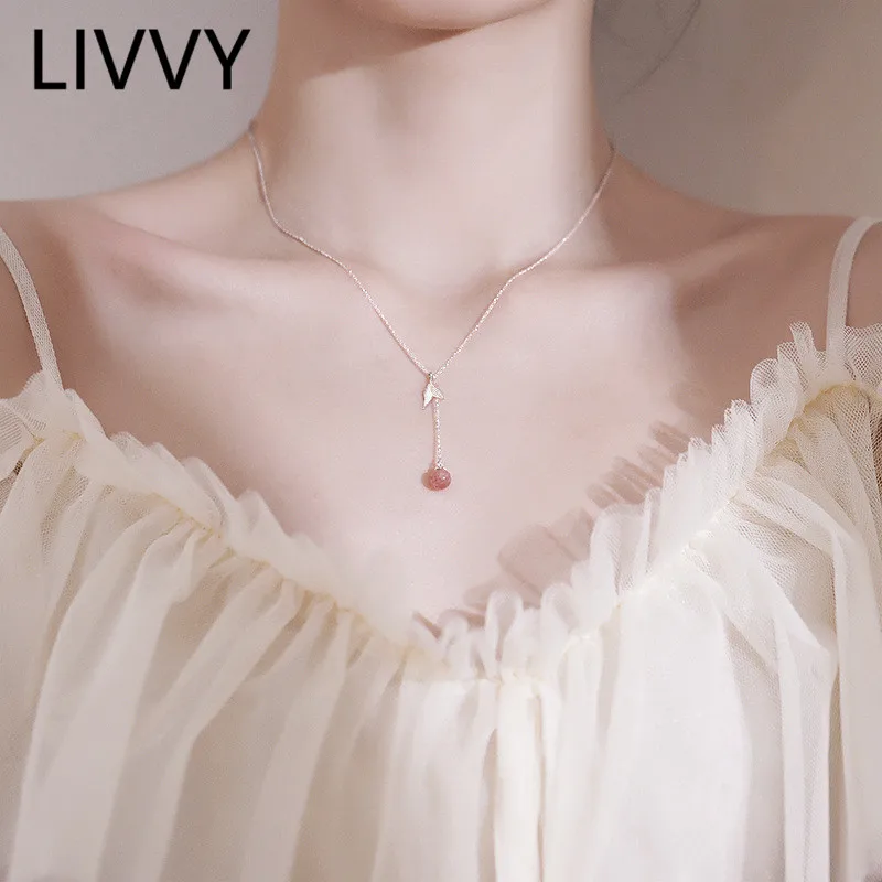 Женское ожерелье с подвеской в виде хвоста русалки серебристого цвета - купить по