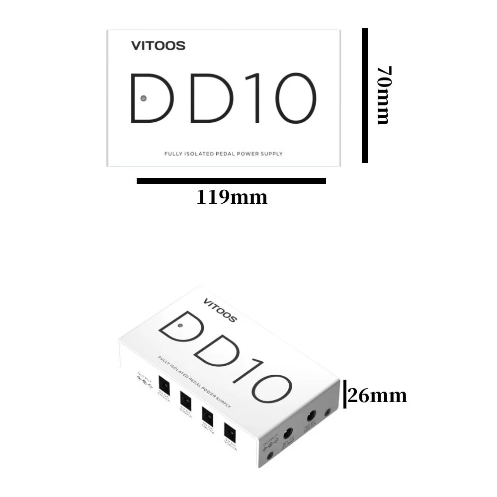 Набор кабелей DD10 педаль для создания эффектов источник питания фильтр пульсации