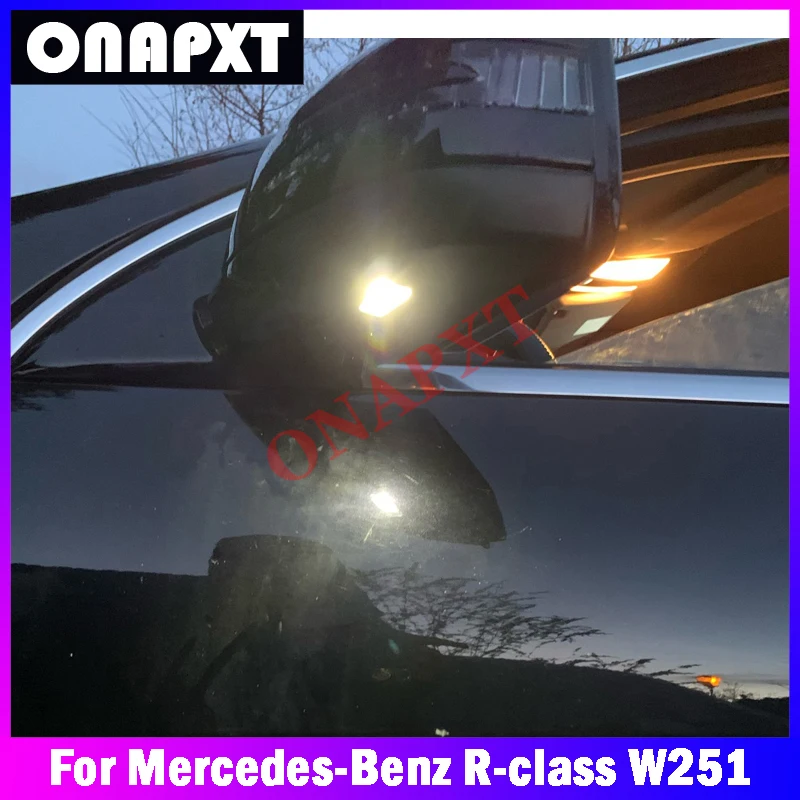 

For Mercedes-Benz R-class W251 LED Rearview Side Mirror Turn Signal Indicator Light Blinker Lamp R280 R300 R320 R350 R500 R63