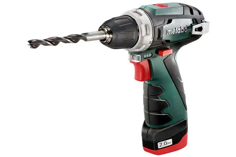 Винтоверт аккумуляторный PowerMaxx BS 10.8В 1х2.0 патрон сумка Metabo 600079500|Электрические
