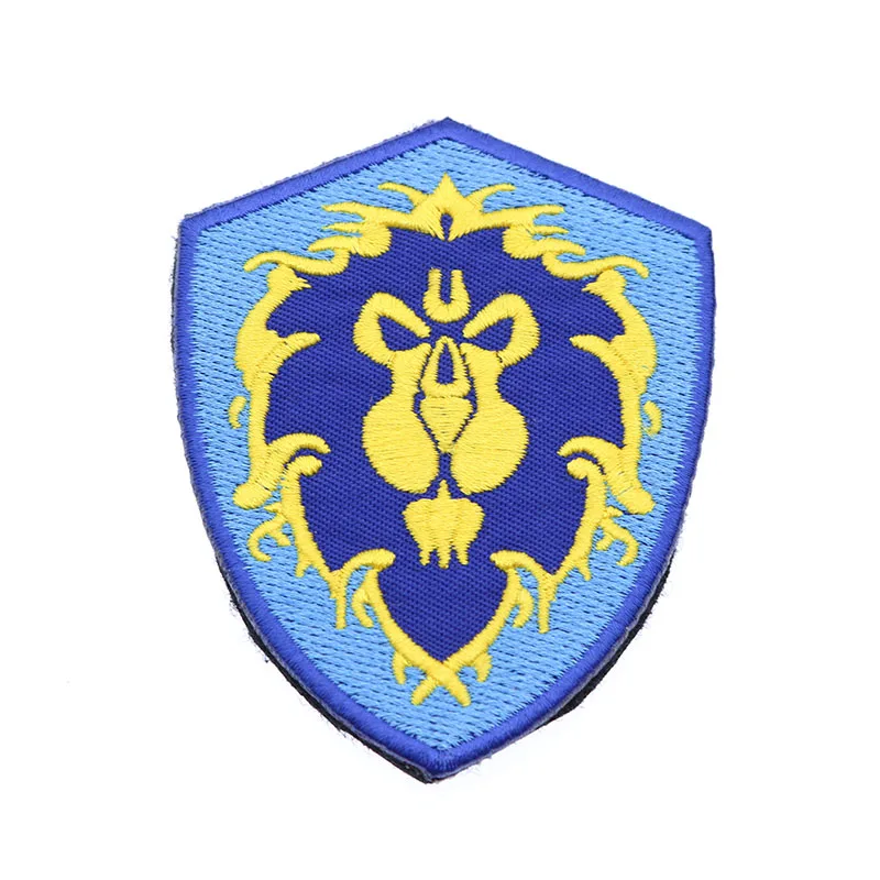 Альянс World Of Warcraft/Орды вышивка на стороне лагеря нарукавная нашивка боевой дух