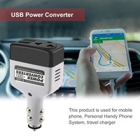 dc 1224 v to ac 220 vusb 6 v car power inverter adapter mobile auto power car charger converter with usb interface